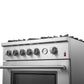 Forno FFSGS627430 Forno Giovanni 30-Inch Gas Range Stainless Steel, 5 Burners 67,000 Btu, 4.32 Cu.Ft. Convection Oven
