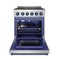 Thor Kitchen RSG30PLPBLU 30 Inch Professional Liquid Propane With Precision Knob Control In Stainless Steel/Blue