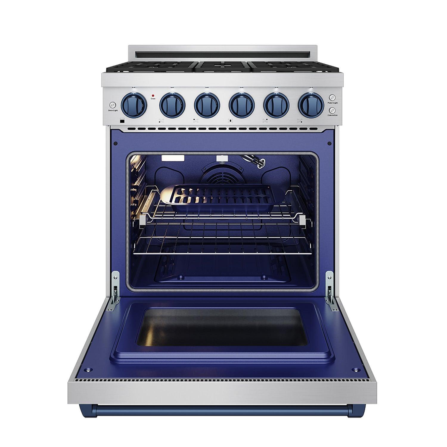 Thor Kitchen RSG30PLPBLU 30 Inch Professional Liquid Propane With Precision Knob Control In Stainless Steel/Blue