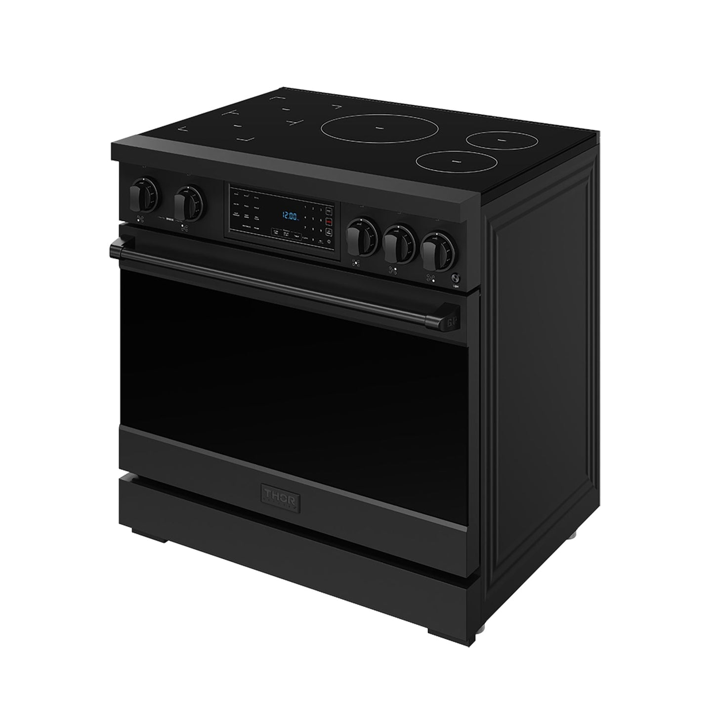 Thor Kitchen RSI36B 36 Inch Professional Induction Range With Tilt Panel Touch Control In Black Gordon Ramsay Series