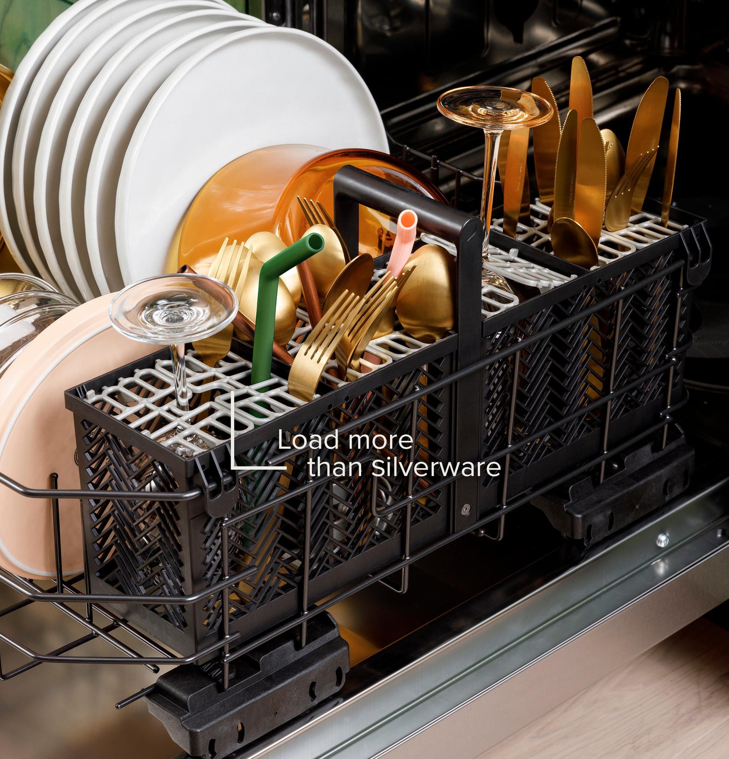 Cafe CDT828P2VS1 Café&#8482; Customfit Energy Star Stainless Interior Smart Dishwasher With Ultra Wash & Dry, 42 Dba