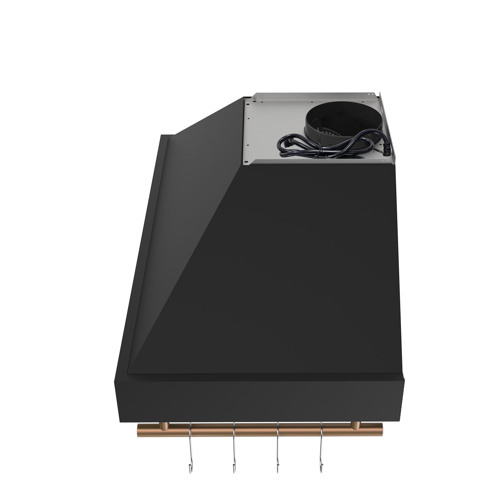 Forno FRHWM550336BLK Forno Venezia 36 Inch Wall-Mounted Range Hood In Black With Touch Controls And Baffle Filters