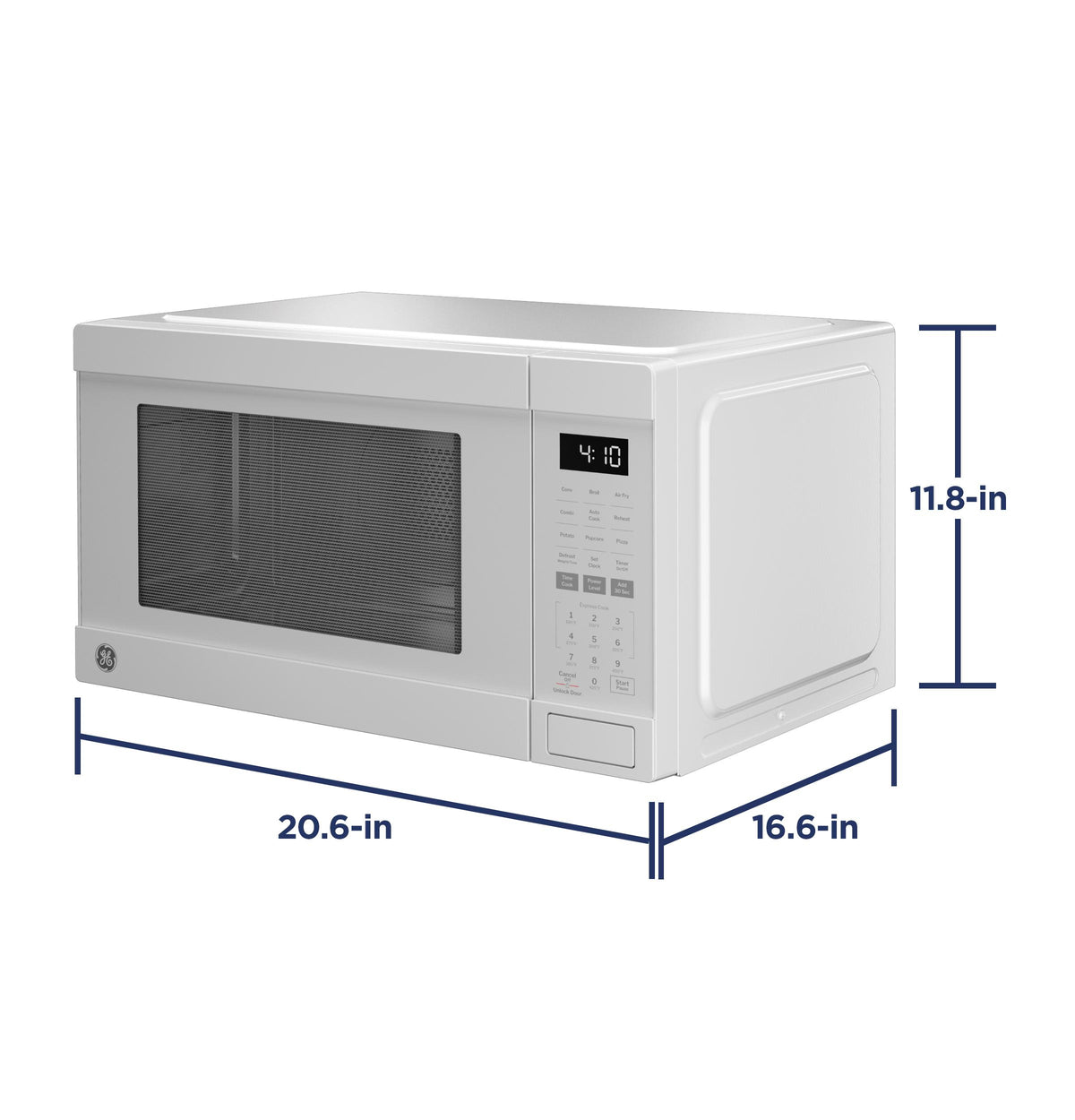 Ge Appliances GCST10A1WWW Ge® 1.0 Cu. Ft. Capacity Countertop Convection Microwave Oven With Air Fry
