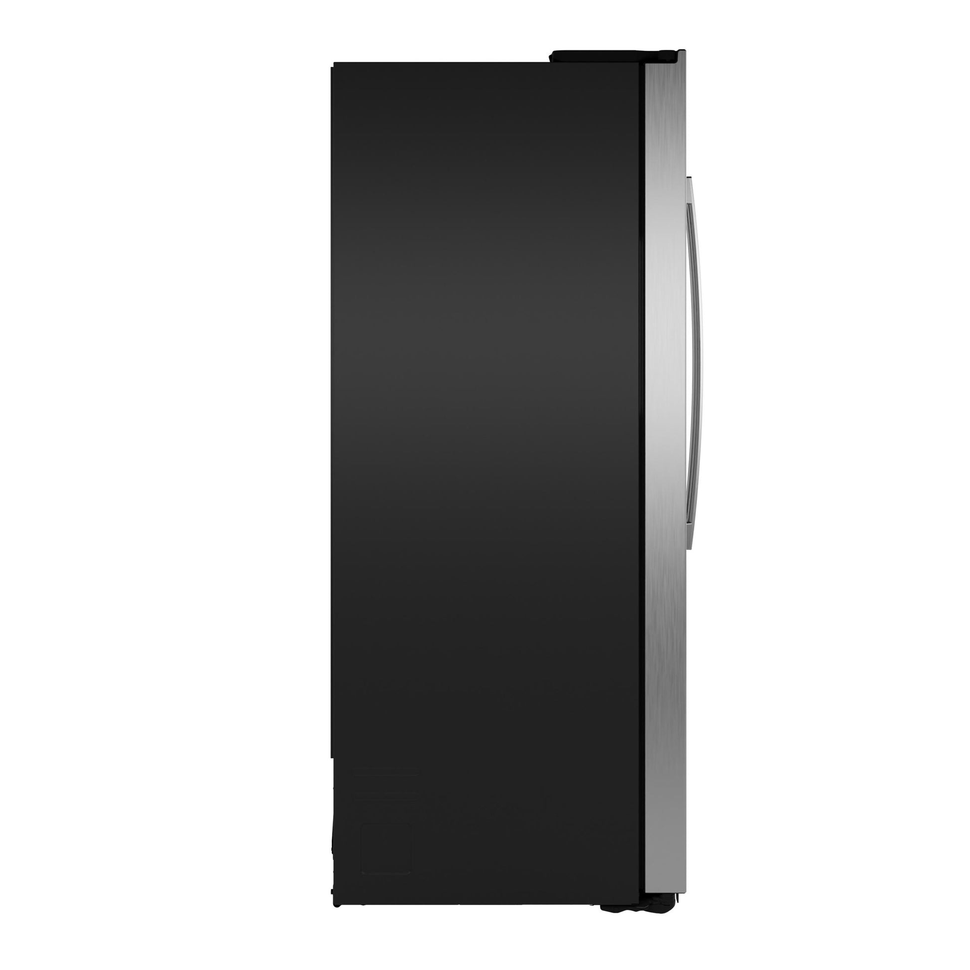 Ge Appliances GZS24PYYFS Ge® 23.5 Cu. Ft. Counter-Depth Side-By-Side Refrigerator With Led Light Walls And Extra Tall Dispenser