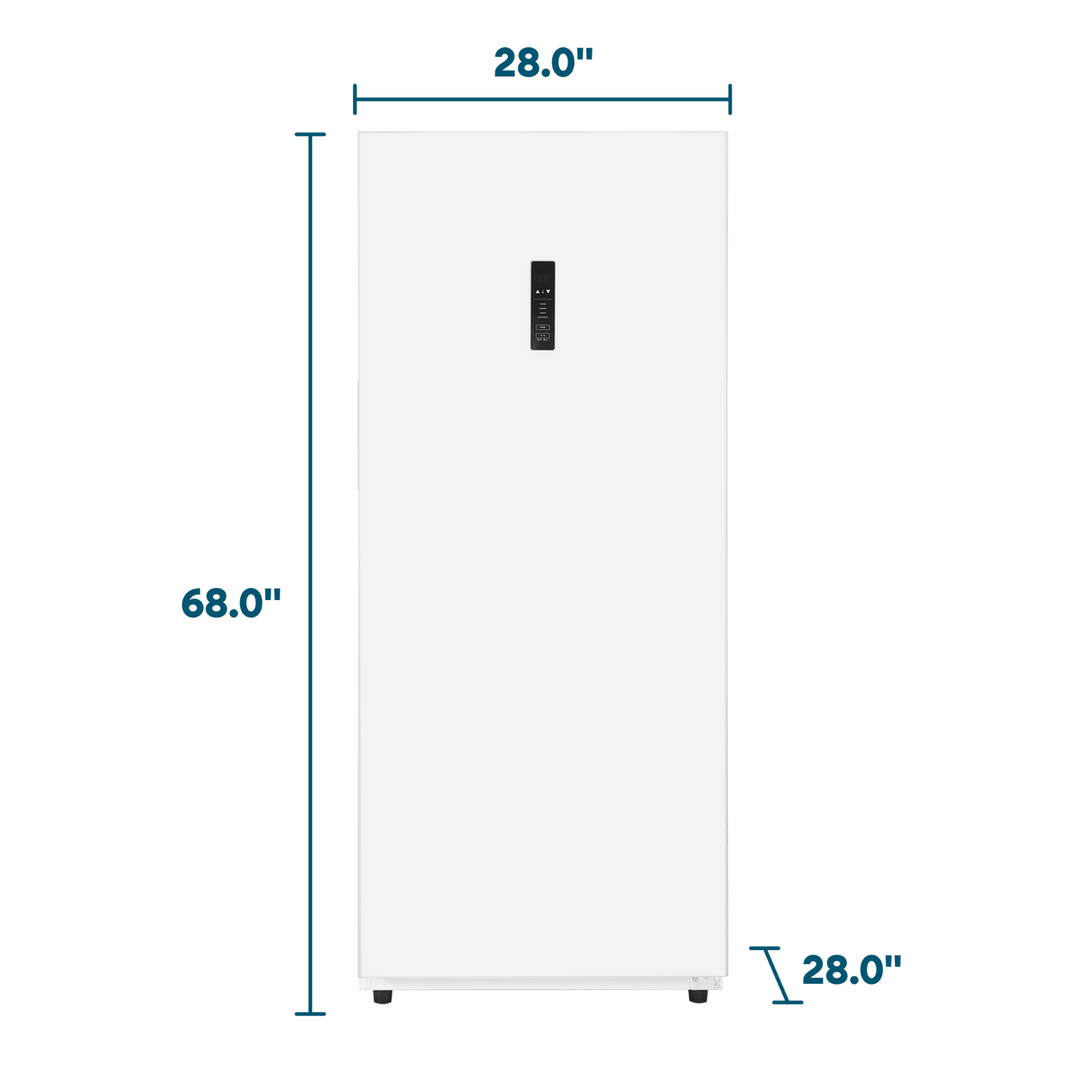 Element Appliance EUF14CEEW Element 14.0 Cu. Ft. Upright Convertible Freezer/Refrigerator - White, Energy Star (Euf14Ceew)
