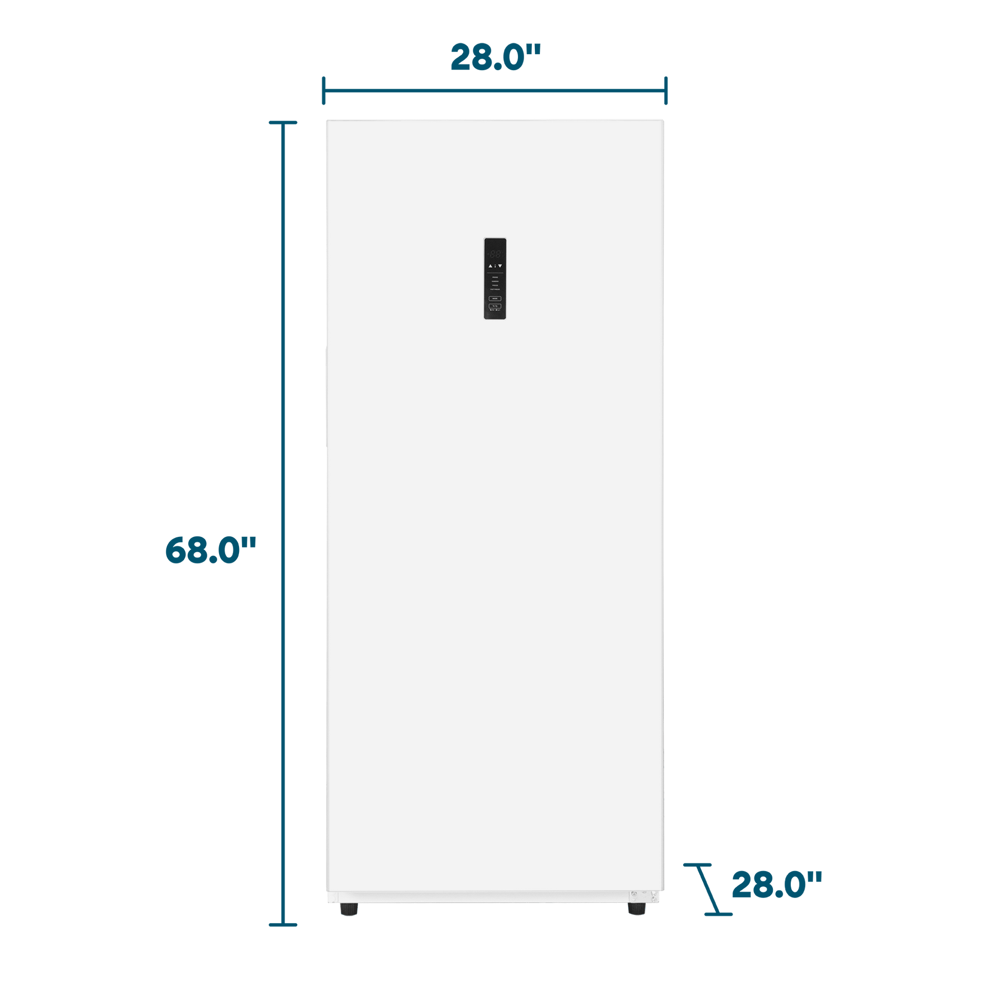 Element Appliance EUF14CEEW Element 14.0 Cu. Ft. Upright Convertible Freezer/Refrigerator - White, Energy Star (Euf14Ceew)
