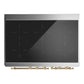 Ilve UMDIB40NR3MBG Ilve Umdib40Nr3Mbg Majestic Iii 40 Inch Induction Range With 6 Elements, 3.82 Cu. Ft. Total Oven Capacity (Triple Glass Door, Midnight Blue, Brass)