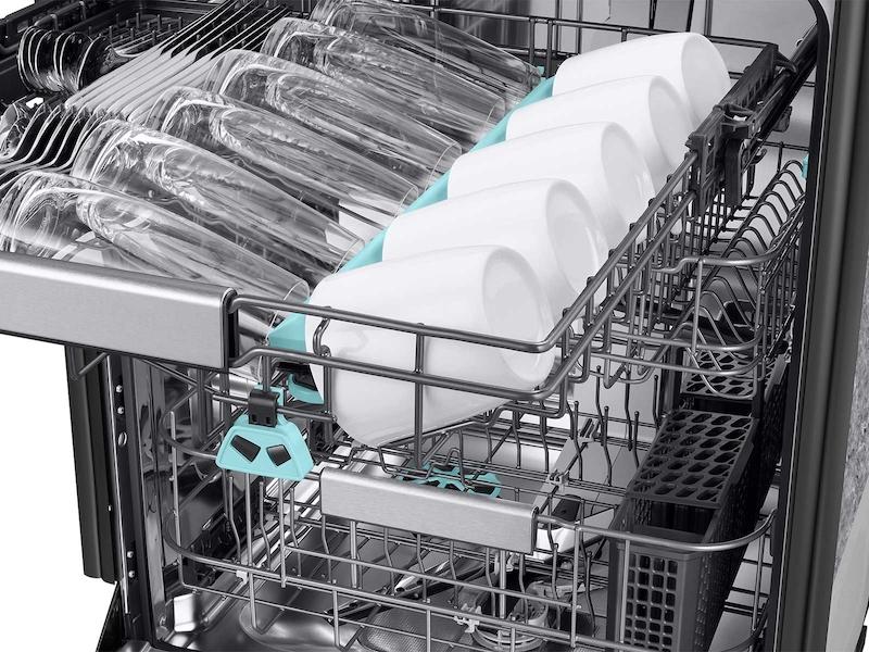 Samsung DW90F89P0USR 38 Dba Bespoke Auto Open Door Dishwasher With 3Rd Rack Washing System In Fingerprint Resistant Stainless Steel