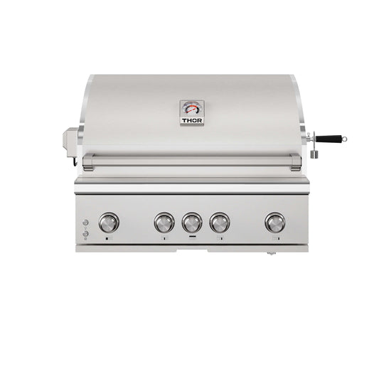 Thor Kitchen TPG3601G 36-Inch 4-Burner Built-In Gas Grill With Sear/Rear Infrared Burner & Rotisserie