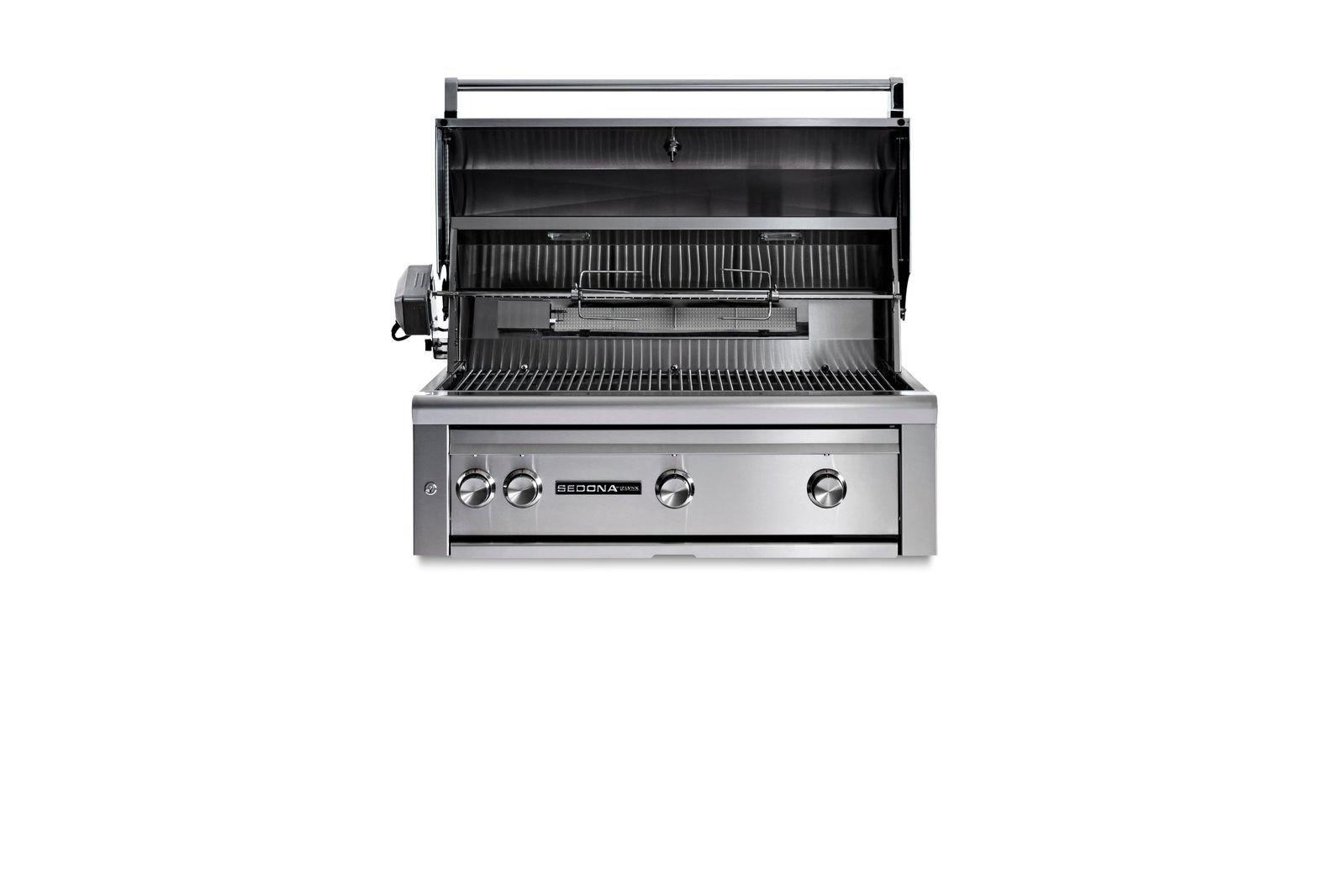Lynx L601PSRLP 36" Built In Sedona Grill W/ Rotisserie - 1 Prosear/2 Ss Tube Burners