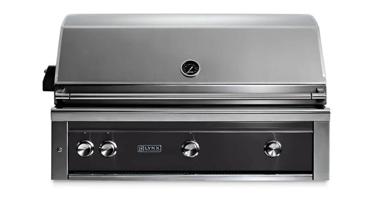 Lynx L42ATROBNG 42" Built-In Grill - All Trident™ W/ Rotisserie - Obsidian