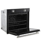 Forno FBOEL137030BLK Forno Vomero 30-Inch Wall Oven, Black, 5 Cu.Ft Capacity, 3550 Watts Convection, Mechanical Controls, Manuel Steam Clean
