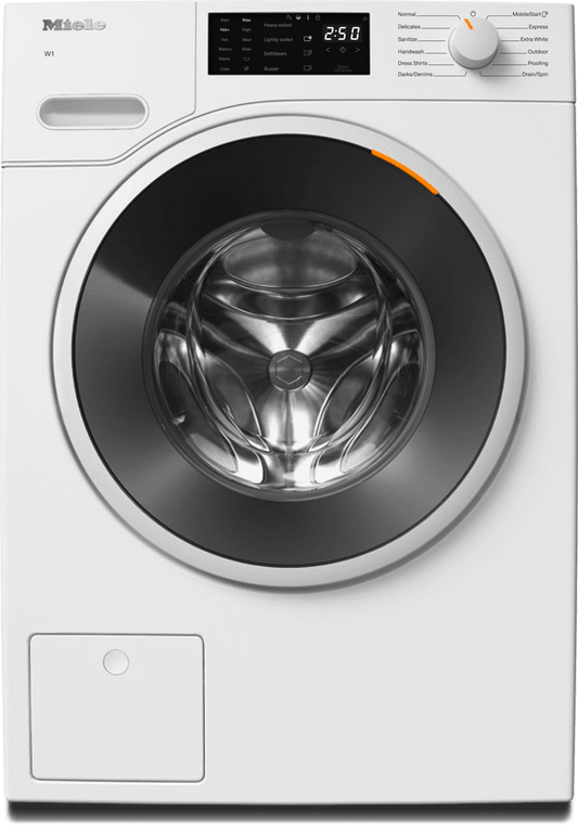 Miele WWD160WCS Wwd160 Wcs Lotus White - W1 Front-Loading Washing Machine: 8 Kg 1600 Rpm Pre-Ironing Miele@Home Capdosing Honeycomb Drum