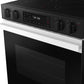 Samsung NSE6DB830012 Bespoke 6.3 Cu. Ft. Smart Slide-In Electric Range With Air Fry & Precision Knobs In White Glass