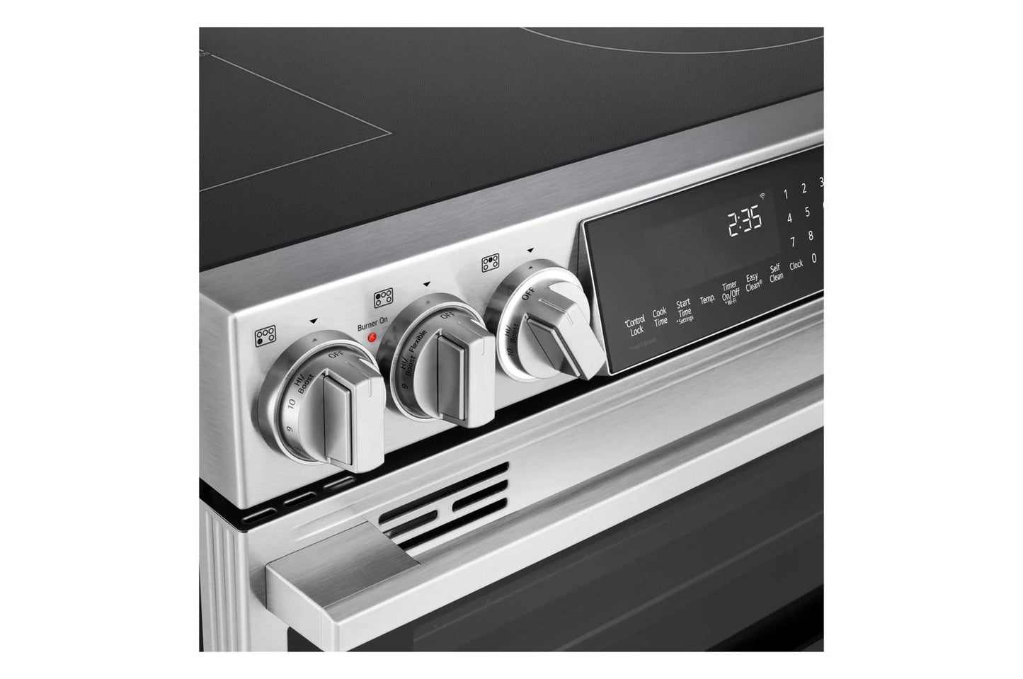Lg LTIS7338XE Lg Studio 7.3 Cu. Ft. Double Oven Induction Slide-In Range With Probake® Convection And Air Fry
