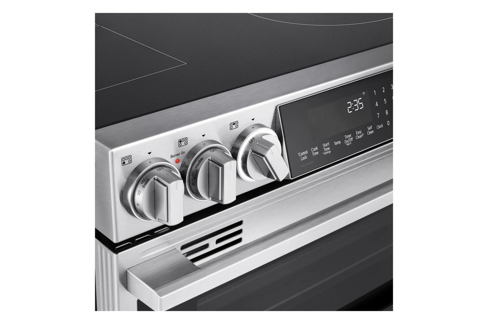 Lg LTIS7338XE Lg Studio 7.3 Cu. Ft. Double Oven Induction Slide-In Range With Probake® Convection And Air Fry