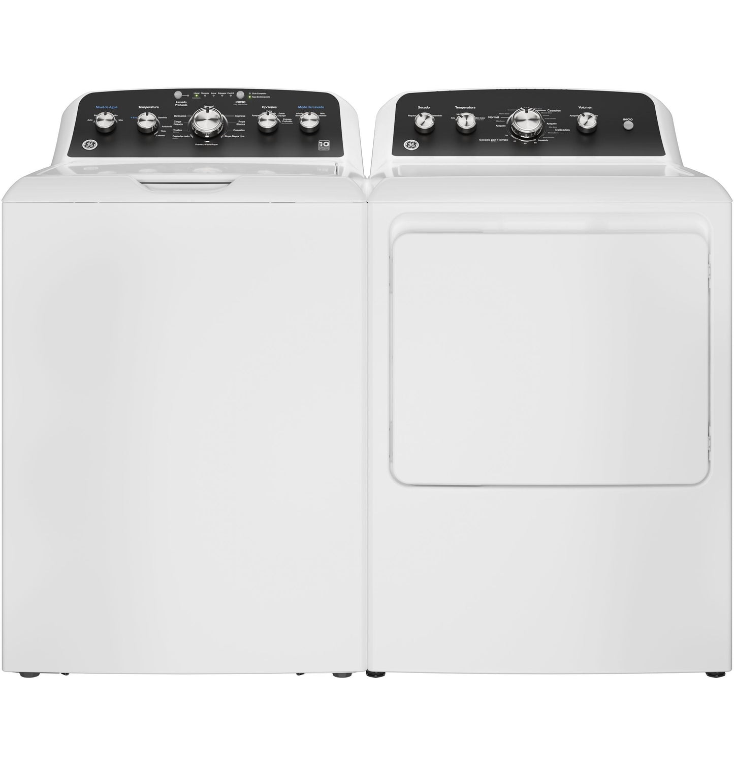 Ge Appliances ETD48GASWWB Ge® 7.2 Cu. Ft. Capacity Gas&#X00A0;Dryer&#X00A0;With&#X00A0;Spanish Panel And Up To 120 Ft. Venting&#X200B;