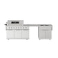 Thor Kitchen TBG573P 10 Ft. Outdoor Kitchen Island With Gas Grill & Side Burner, Sink & Drawer 77,000 Btu - Stainless Steel