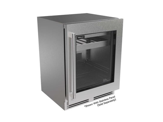 Perlick G5BC24GA G5 Ada - 24" Beverage Center, Glass Door- Factory Right (Adjustable) Hinge - Indoor/Outdoor Rated