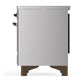 Ilve UMIB36NR3SSB Ilve Umib36Nr3Ssb Majestic Iii 36 Inch Induction Range With 6 Elements, 3.5 Cu. Ft. Total Oven Capacity (Triple Glass Door, Stainless Steel, Burnished)