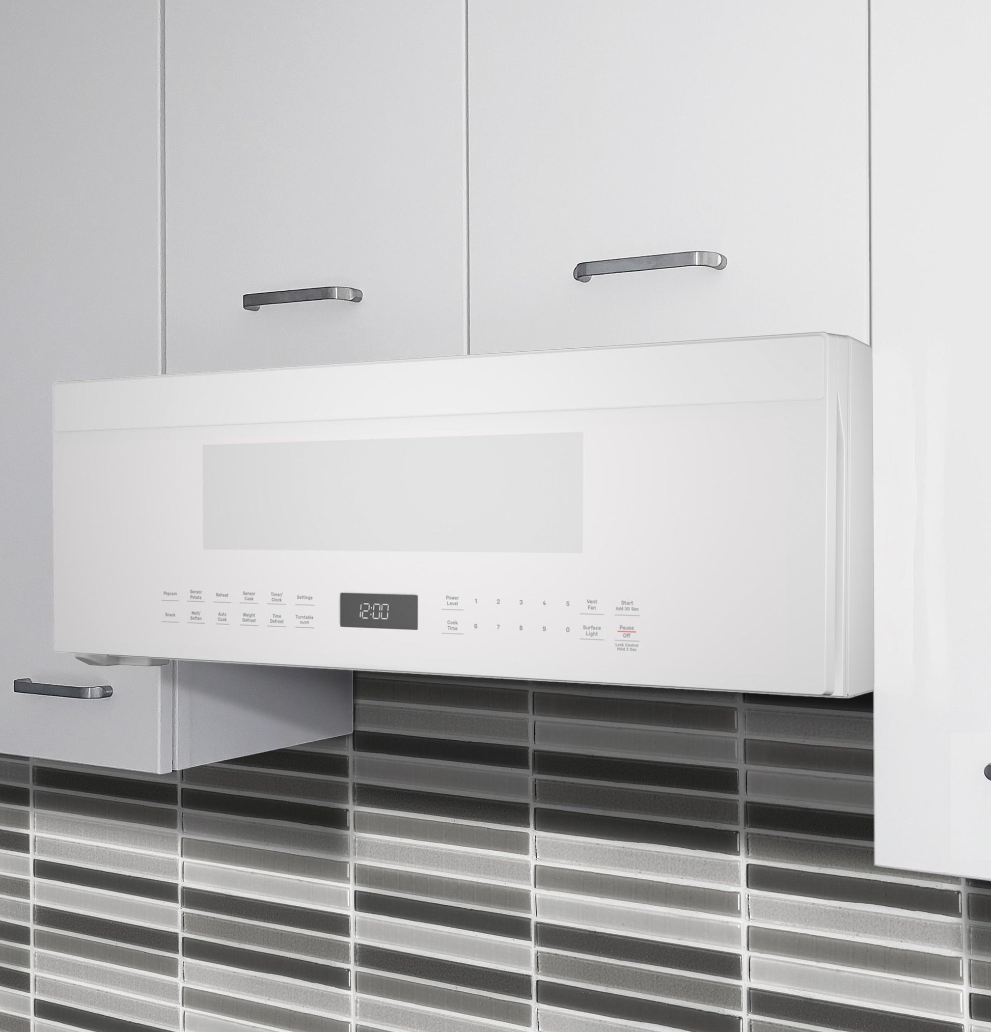 Ge Appliances UVM9125DYWW 1.2 Cu. Ft. Over-The-Range Low Profile Sensor Microwave Oven