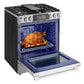Lg LSGU6339X Lg Signature 6.3 Cu. Ft. Smart Gas Slide-In Range With Dynamic Probake Convection®, Air Fry, Air Sous Vide, Pizza Mode And Ai Gourmet Camera