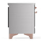 Ilve UMIB36QNR3SSP Ilve Umib36Qnr3Ssp Majestic Iii 36 Inch Induction Range With 6 Elements, 3.5 Cu. Ft. Total Oven Capacity (Solid Door, Stainless Steel, Copper)