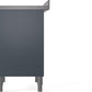 Ilve UPI366WMPBG Professional Plus Ii 36 Inch Electric Freestanding Range In Blue Grey With Trim