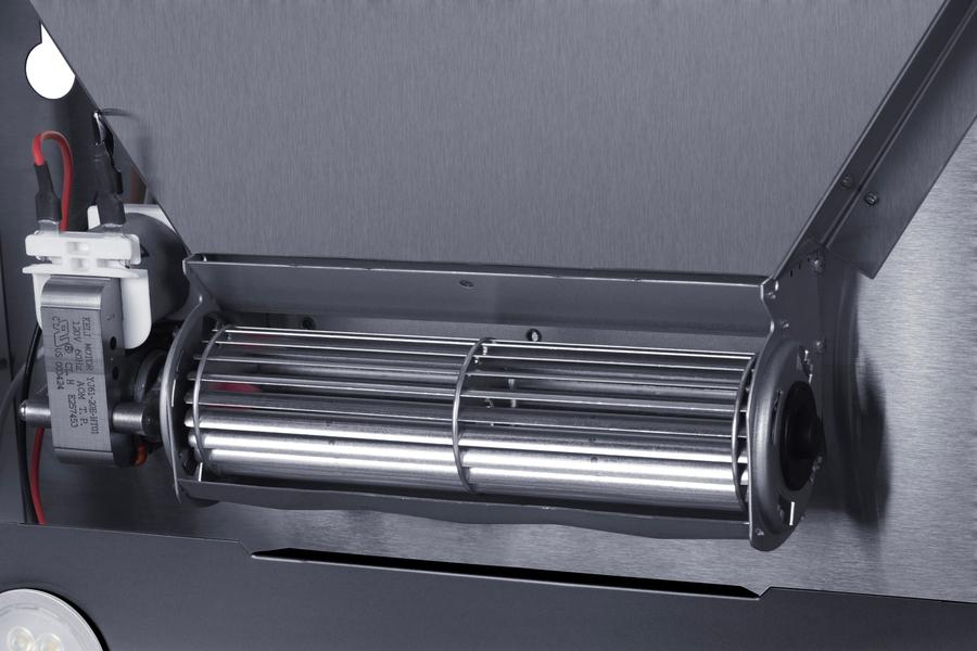 Summit HRTX24SSPTC 24" Under Cabinet Ductless Retractable Range Hood