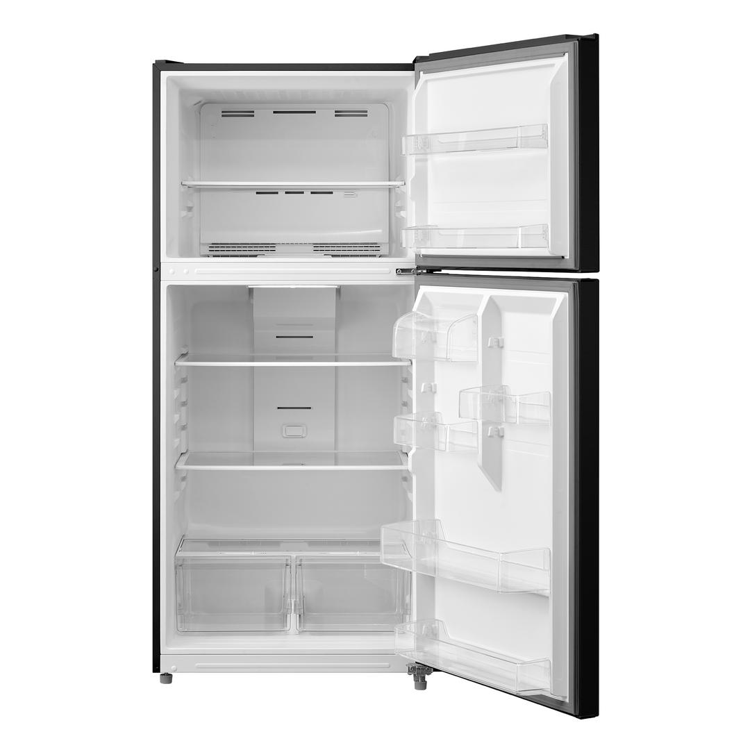 Element Appliance ERT18CSEB Element 18.1 Cu. Ft. Top Freezer Refrigerator - Black, Energy Star
