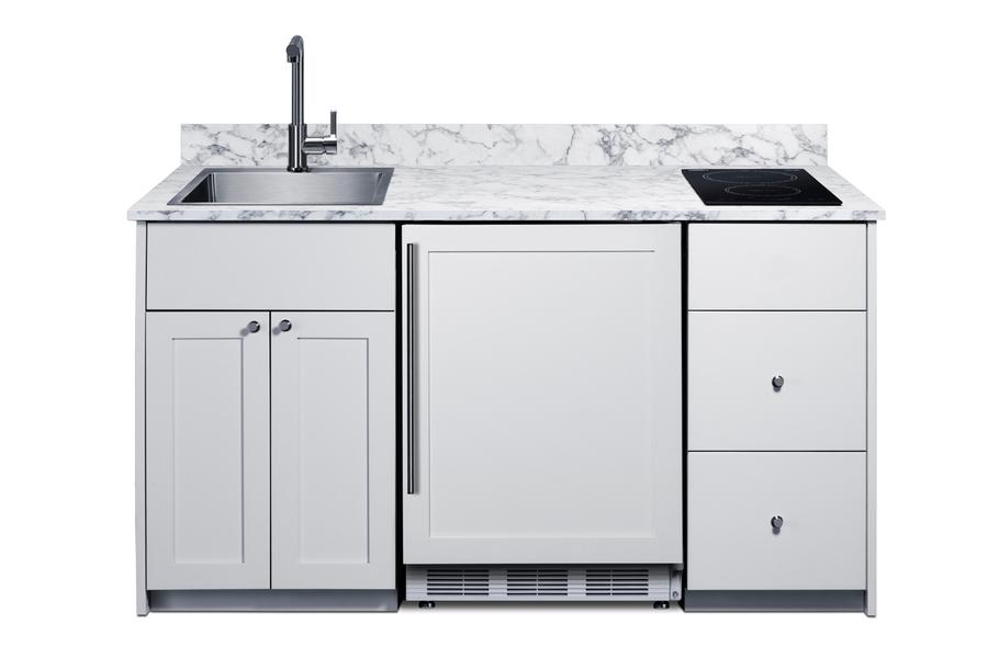 Summit CALDERAWH33ISINKL Turnkey Caldera Kitchen, Ada-Compliant