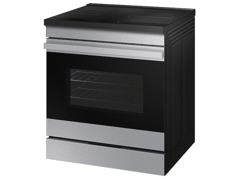 Samsung NSI6DG9500SR Bespoke 6.3 Cu. Ft. Smart Slide-In Induction Range With Ambient Edge Lighting™ & Air Sous Vide In Stainless Steel