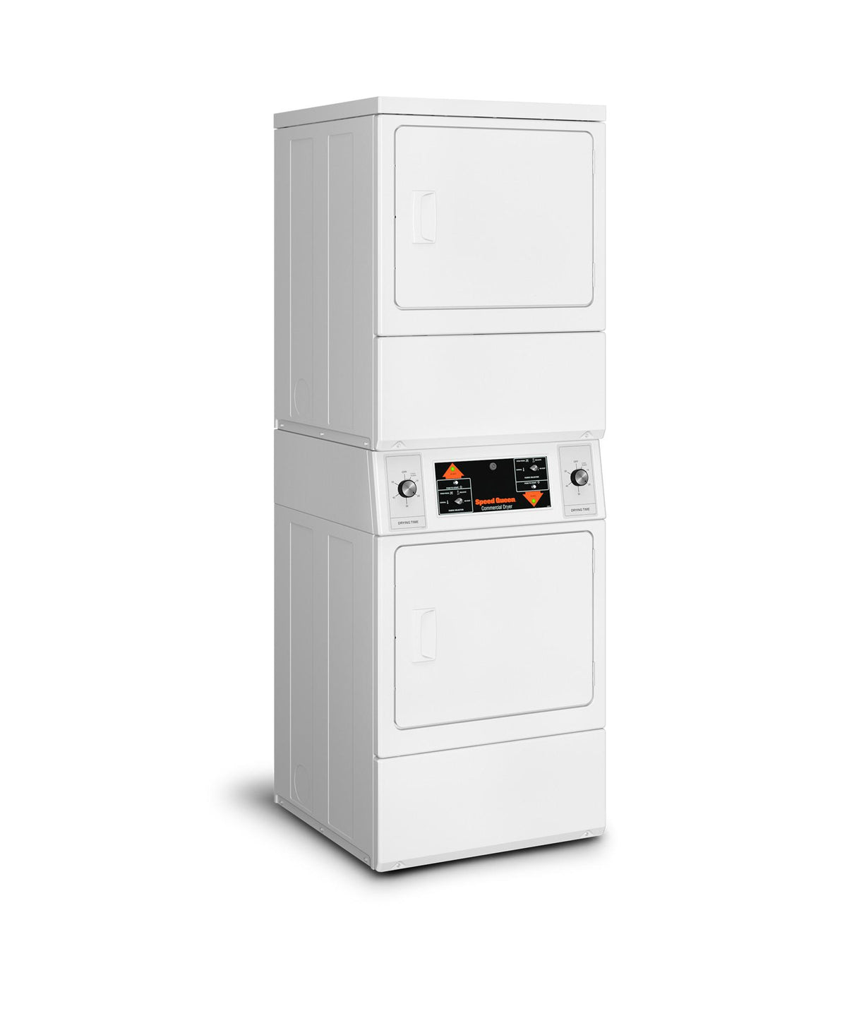 Speed Queen SSGMNAGS113TW01 Commercial Gas Stacked Dryers With Push-To-Start Controls