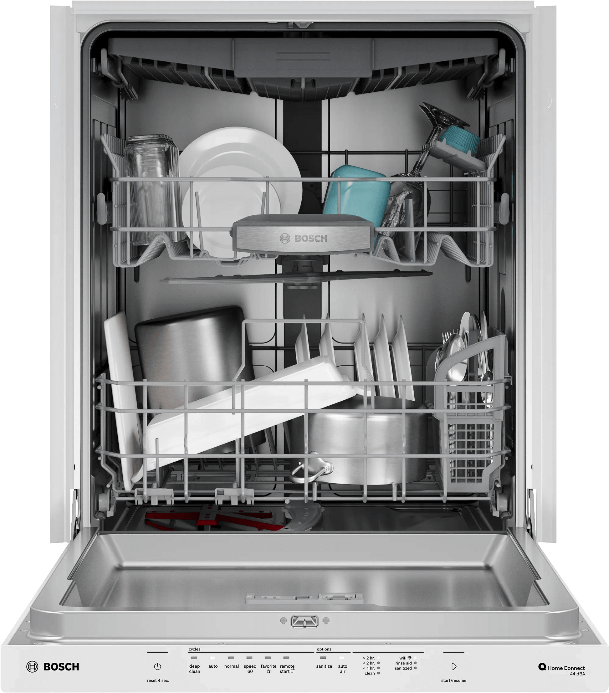 Bosch SHP65DM2N 500 Series, Built-Under Dishwasher, 24'', White