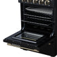 Forno FFSEL606924BLK Forno Loiano 24 Inch Freestanding Electric Range In Black
