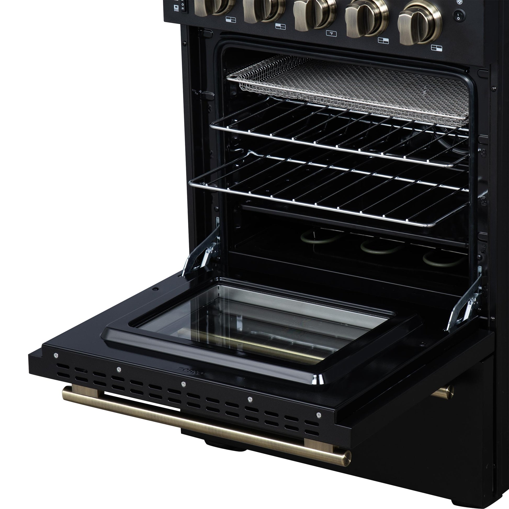 Forno FFSEL606924BLK Forno Loiano 24 Inch Freestanding Electric Range In Black