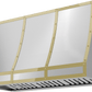 Zephyr BKFT48APG Forte Hood Banding Kit, 48In, Polished Gold