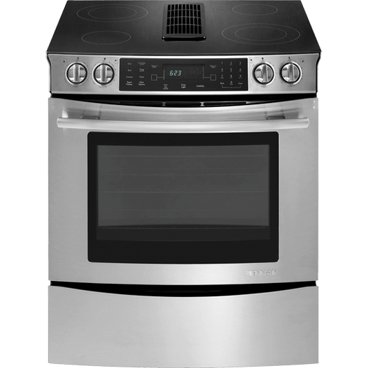 Jennair JES9800CAS Slide-In Electric Downdraft Range With Convection, 30"