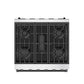 Thor Kitchen RSG30PLPBLK 30 Inch Professional Liquid Propane With Precision Knob Control In Stainless Steel/Black