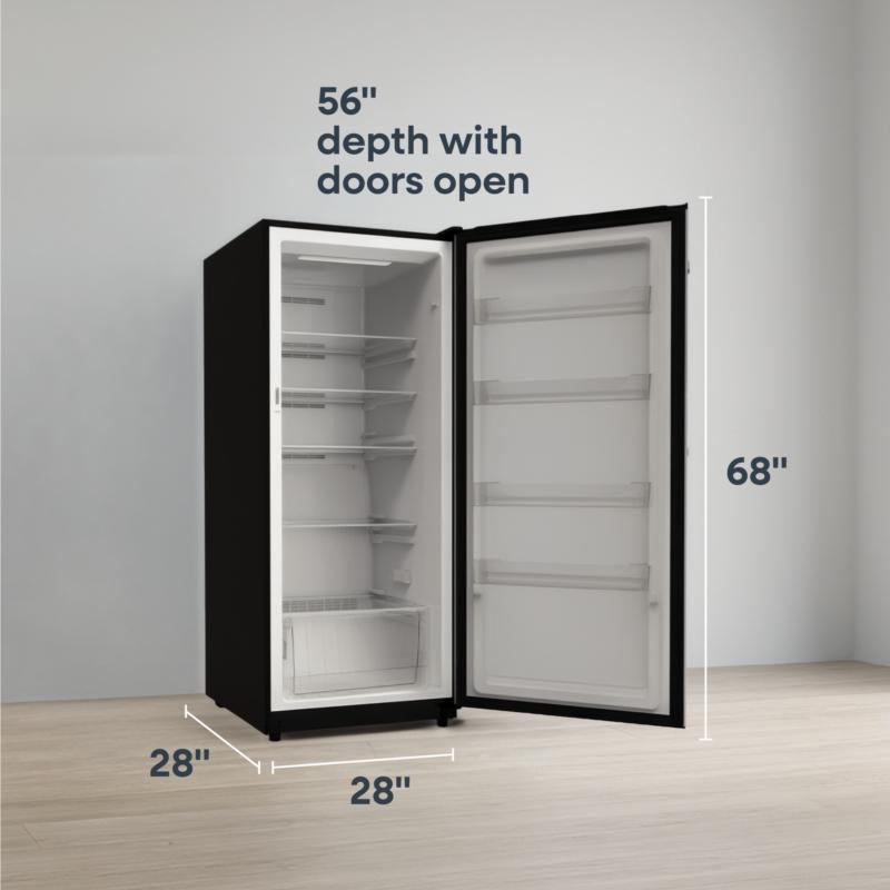 Element Appliance EXUF14CEES Element 14.0 Cu. Ft. Upright Convertible Freezer/Refrigerator - Stainless Steel, Energy Star (Exuf14Cees)