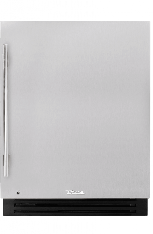 True Residential TUBADA24RSAS 24 Inch Solid Stainless Door Right Hinge Ada Height Undercounter Beverage Center