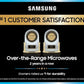 Samsung ME11F7510MT 1.1 Cu. Ft. Smart Slim Over-The-Range Microwave With 400 Cfm Ventilation In Matte Black Steel