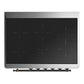 Ilve UMIB36NR3MGB Ilve Umib36Nr3Mgb Majestic Iii 36 Inch Induction Range With 6 Elements, 3.5 Cu. Ft. Total Oven Capacity (Triple Glass Door, Graphite Matte, Burnished)