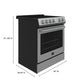 Forno FFSEL601230 Forno Leonardo Espresso 30-Inch Stainless Steel Electric Range, True Convection, Energy Efficient