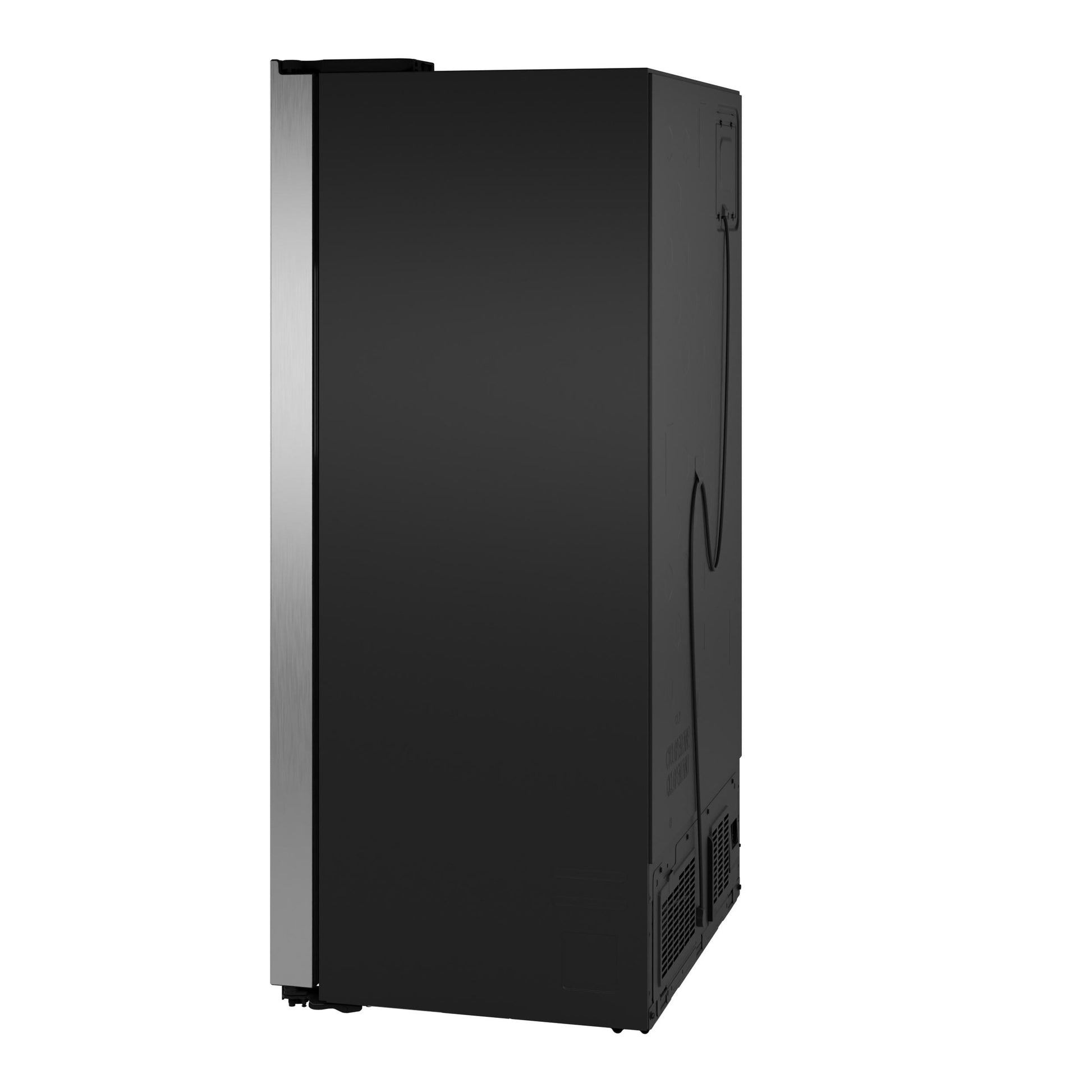 Ge Appliances GZS24PYYFS Ge® 23.5 Cu. Ft. Counter-Depth Side-By-Side Refrigerator With Led Light Walls And Extra Tall Dispenser
