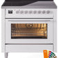 Ilve UPI366WMPRA Professional Plus Ii 36 Inch Electric Freestanding Range In Ral Custom Color With Trim