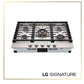 Lg CBGU3039X Lg Signature 30 Inch Ultraheat™ Gas Cooktop With Easyclean®