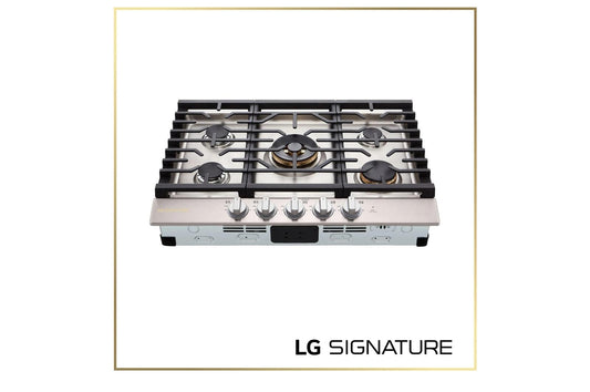 Lg CBGU3039X Lg Signature 30 Inch Ultraheat™ Gas Cooktop With Easyclean®
