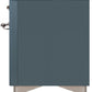 Ilve UM12FDNS3BGC Majestic Ii 48 Inch Dual Fuel Natural Gas Freestanding Range In Blue Grey With Chrome Trim
