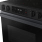 Samsung NSE6DG8100MT Bespoke 6.3 Cu. Ft. Smart Slide-In Electric Range With Precision Knobs In Matte Black Steel